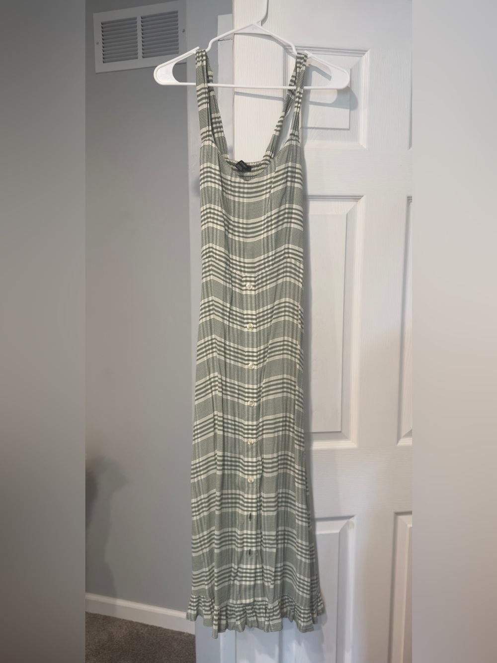 American Eagle Outfitters Gingham Maxi Dress